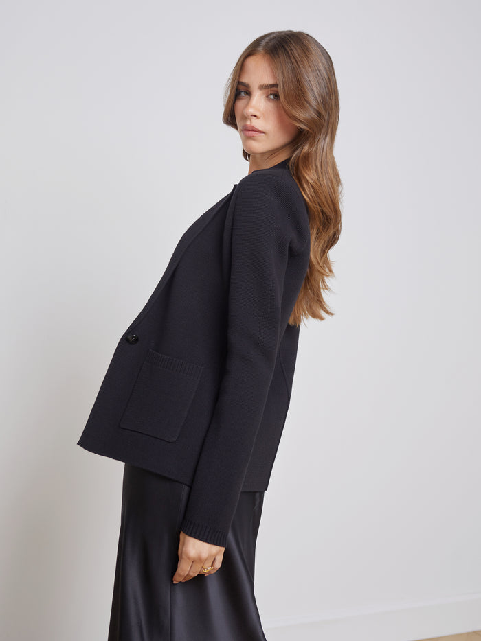 L'agence Blazer En Tricot Lacey Noir