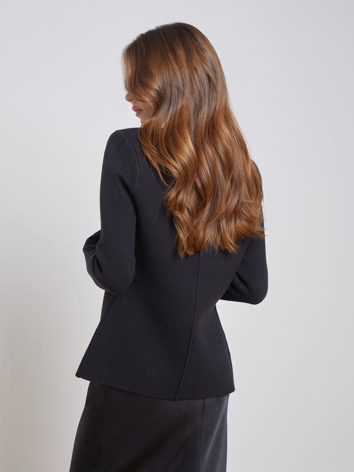 L'agence Blazer En Tricot Lacey Noir