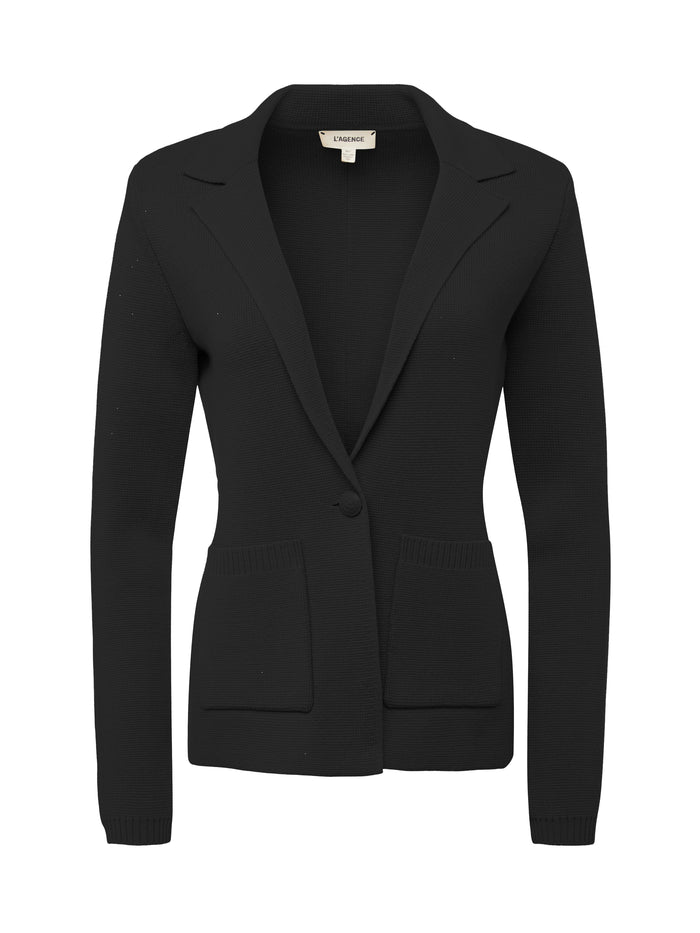 L'agence Blazer En Tricot Lacey Noir