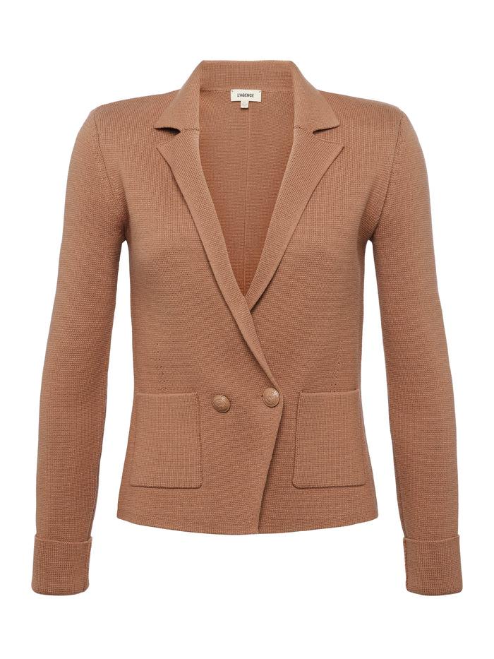 L'agence Blazer En Tricot Sofia Ginger Snap