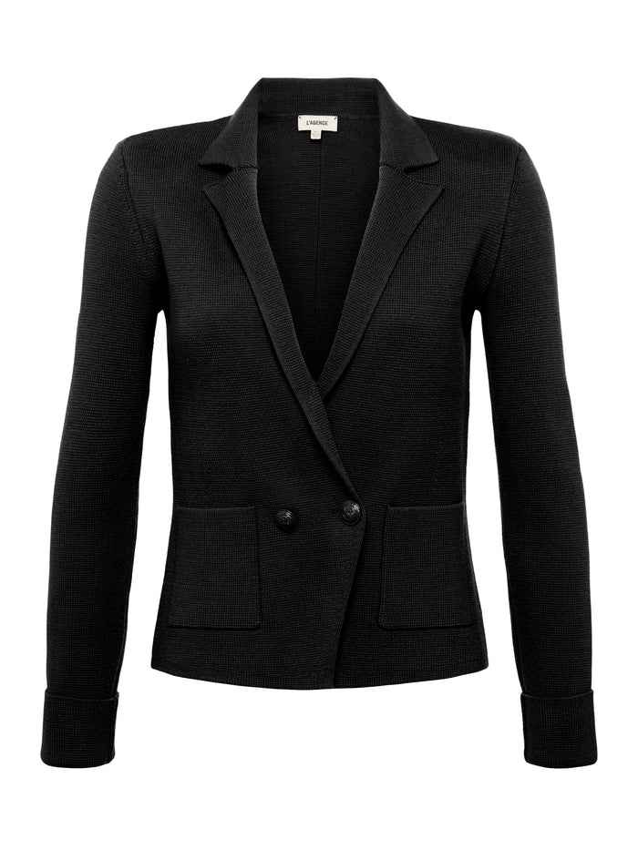 L'agence Blazer En Tricot Sofia Noir