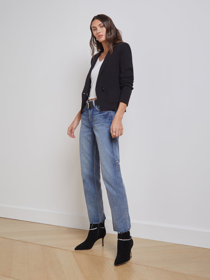 l'agence Blazer en tricot Sofia Noir