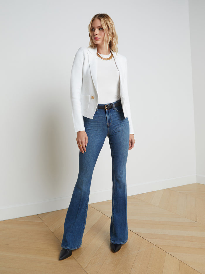 L'agence Blazer En Tricot Sofia White