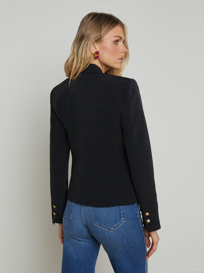 L'agence Blazer Jennah Black/Rosa Chinensis