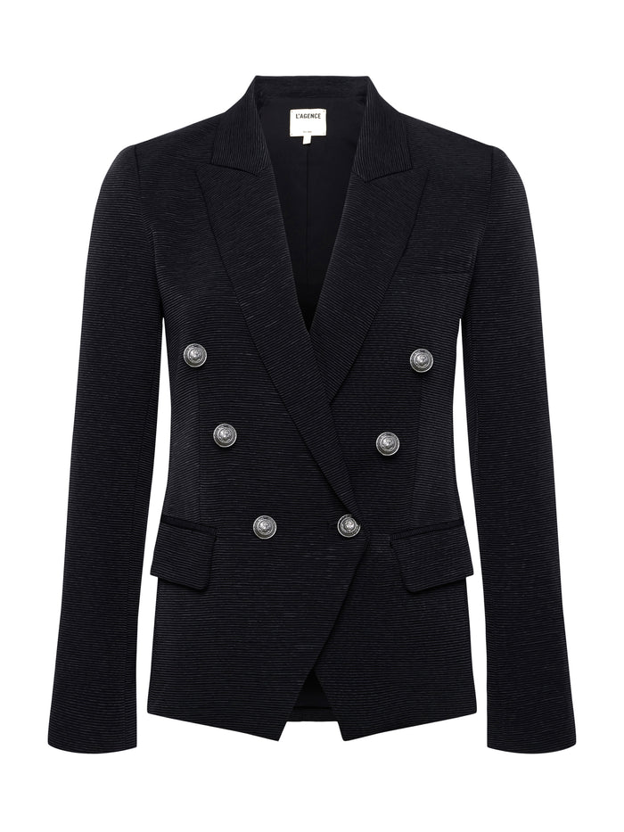 L'agence Blazer Kenzie Black/Brushed Gunmetal