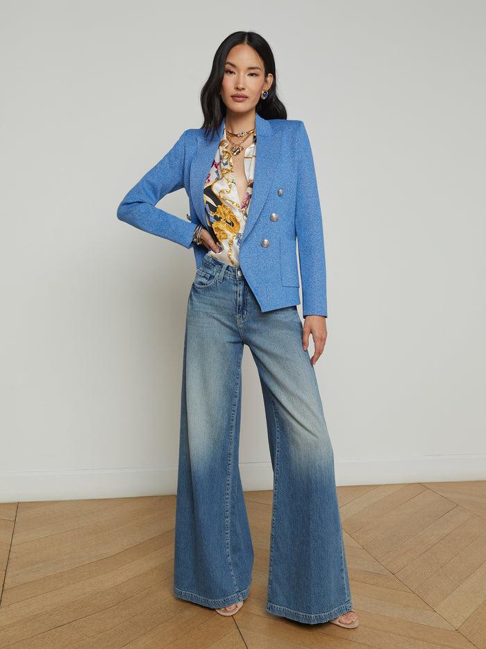 L'agence Blazer Kenzie Harbor Blue/Silver