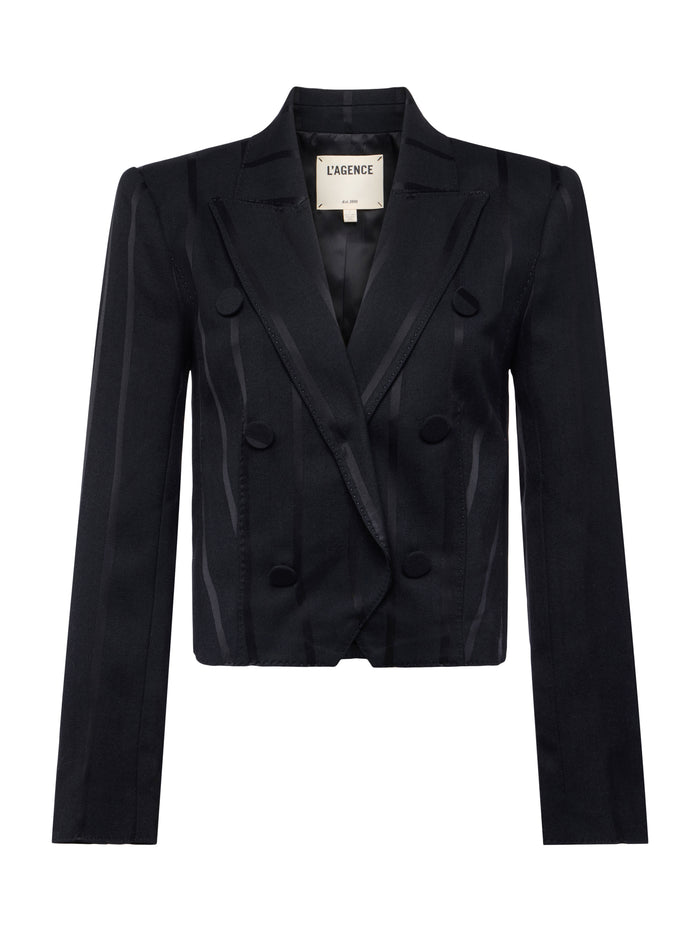 L'agence Blazer Ouvert Sur Le Devant Lila Black