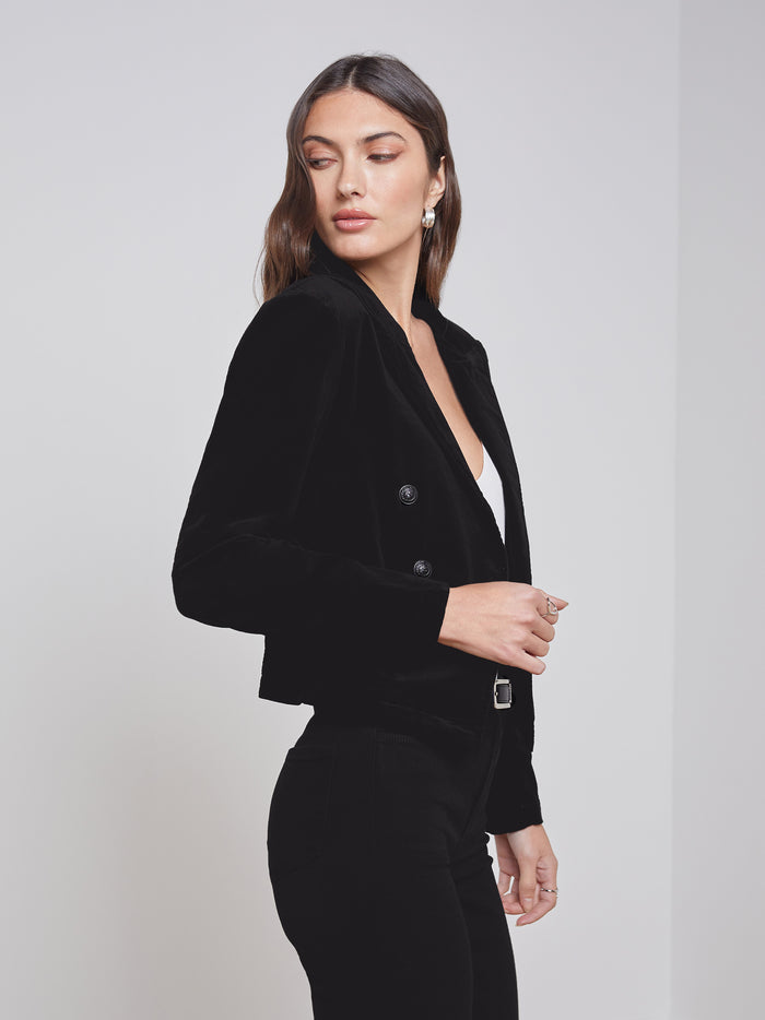 L'agence Blazer Ouvert Sur Le Devant Wayne Black