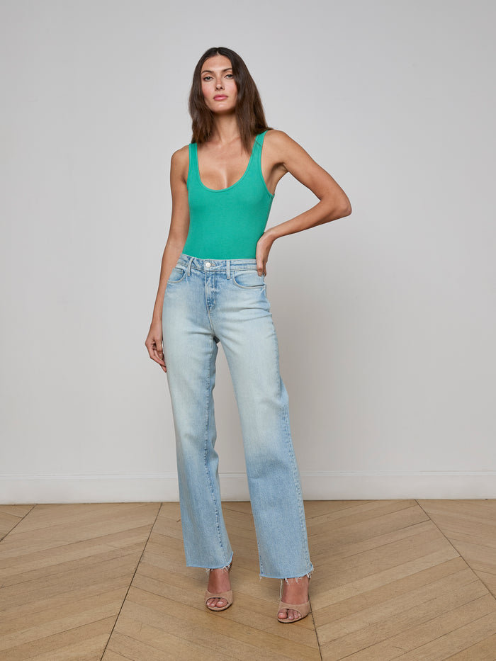L'agence Body à Encolure Dégagée Nica Bright Jade