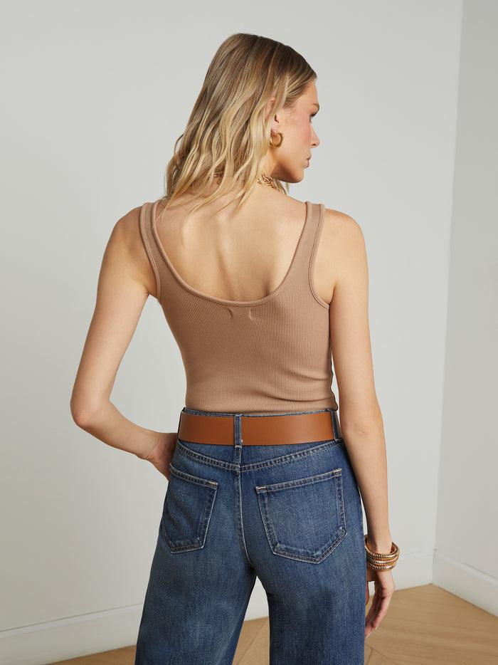 L'agence Body à Encolure Dégagée Nica Cappuccino