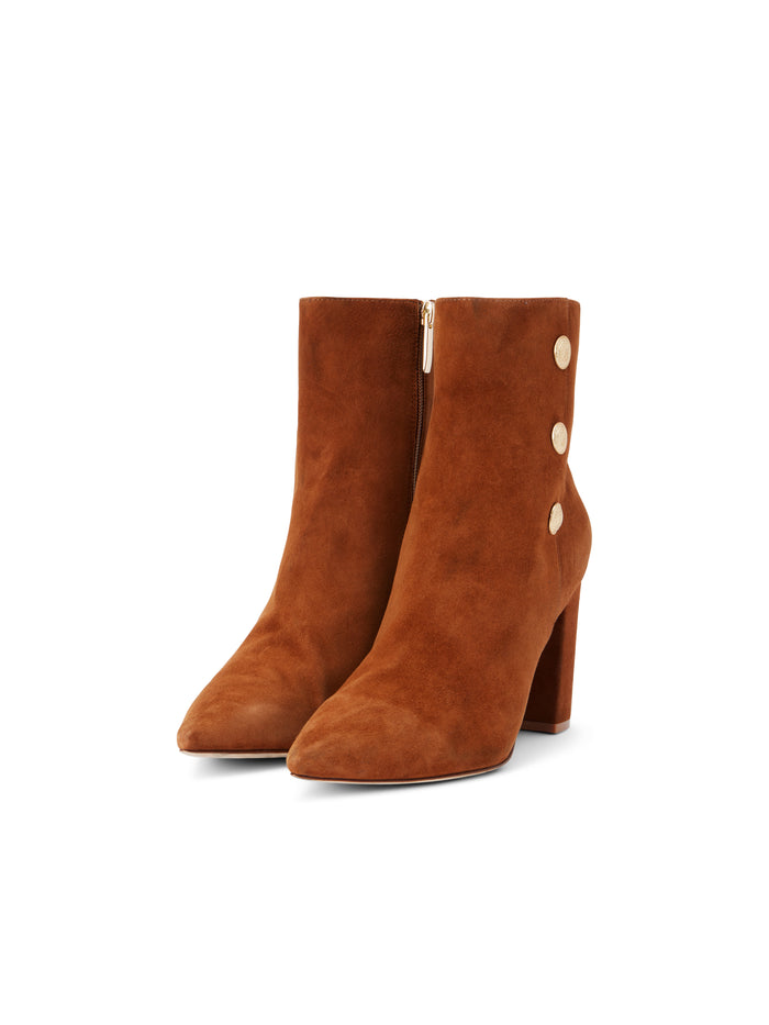 L'agence Bottine Theodora Daim En Peau De Daim