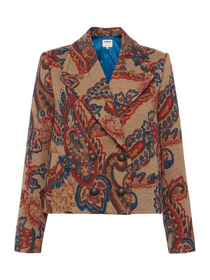 L'agence Caban Kelsey Multi Paisley Twill
