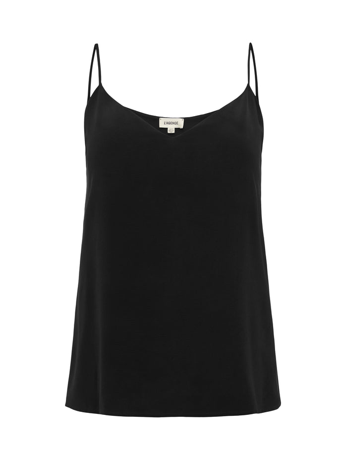 L'agence Caraco En Soie Jane Noir