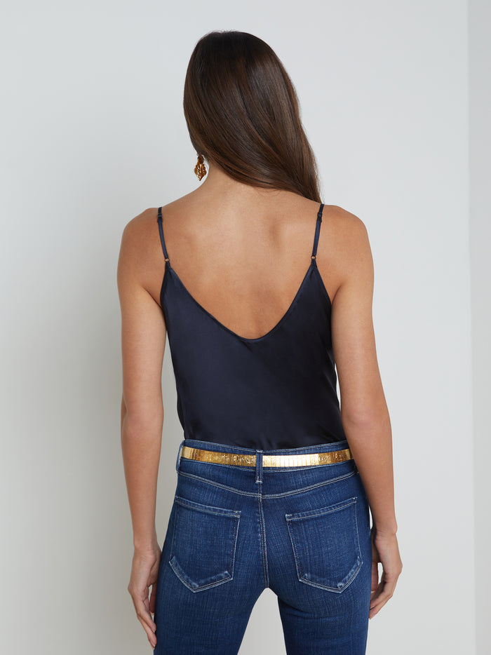 L'agence Caraco En Soie Lexi Midnight