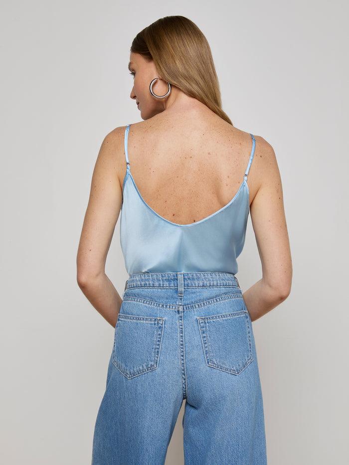 L'agence Caraco En Soie Lexi Sky Blue