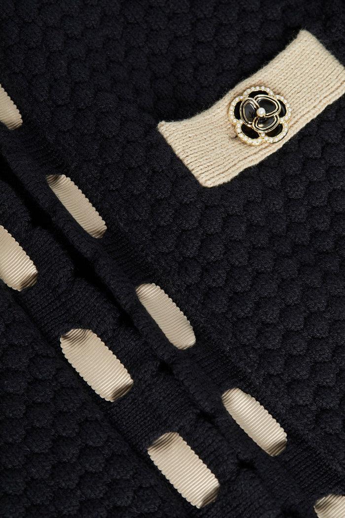 l'agence Cardigan Astor Black/Cappuccino