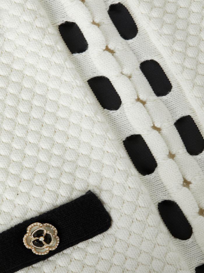 l'agence Cardigan Astor Ivory/Black