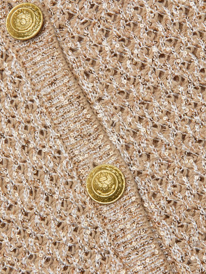 l'agence Cardigan Blanca Natural Multi/Gold