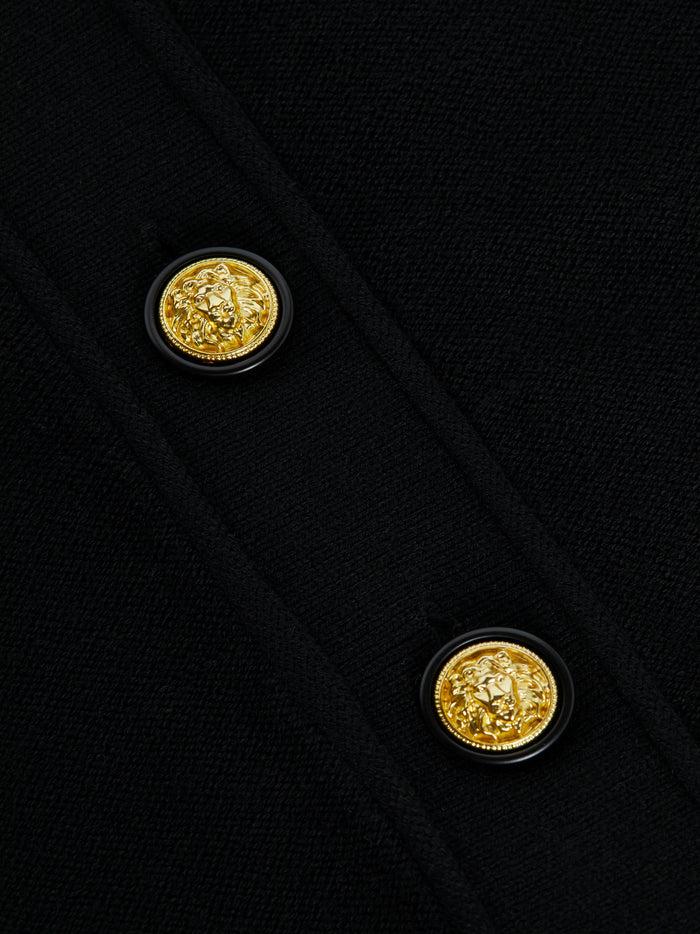 L'agence Cardigan Court Nopal Black/Gold