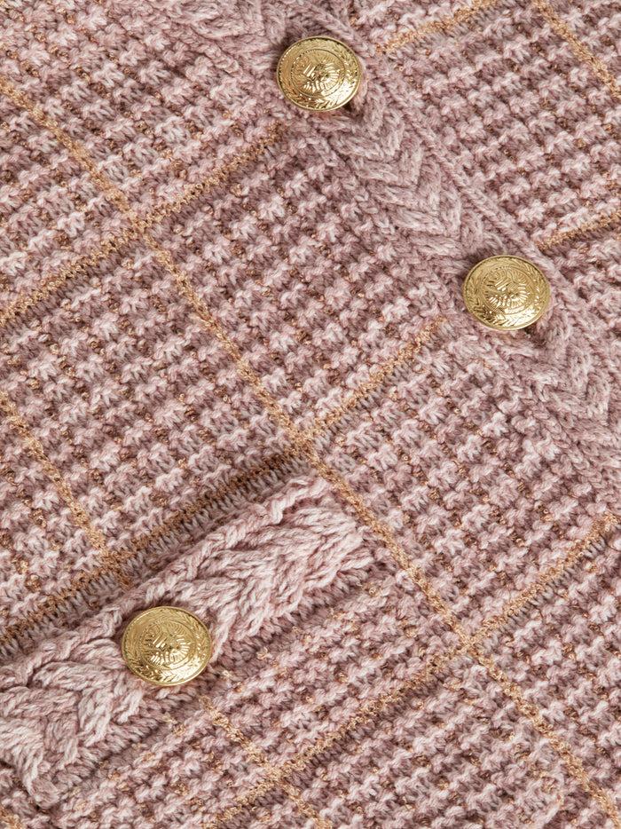 L'agence Cardigan Jenni Dusty Pink Multi