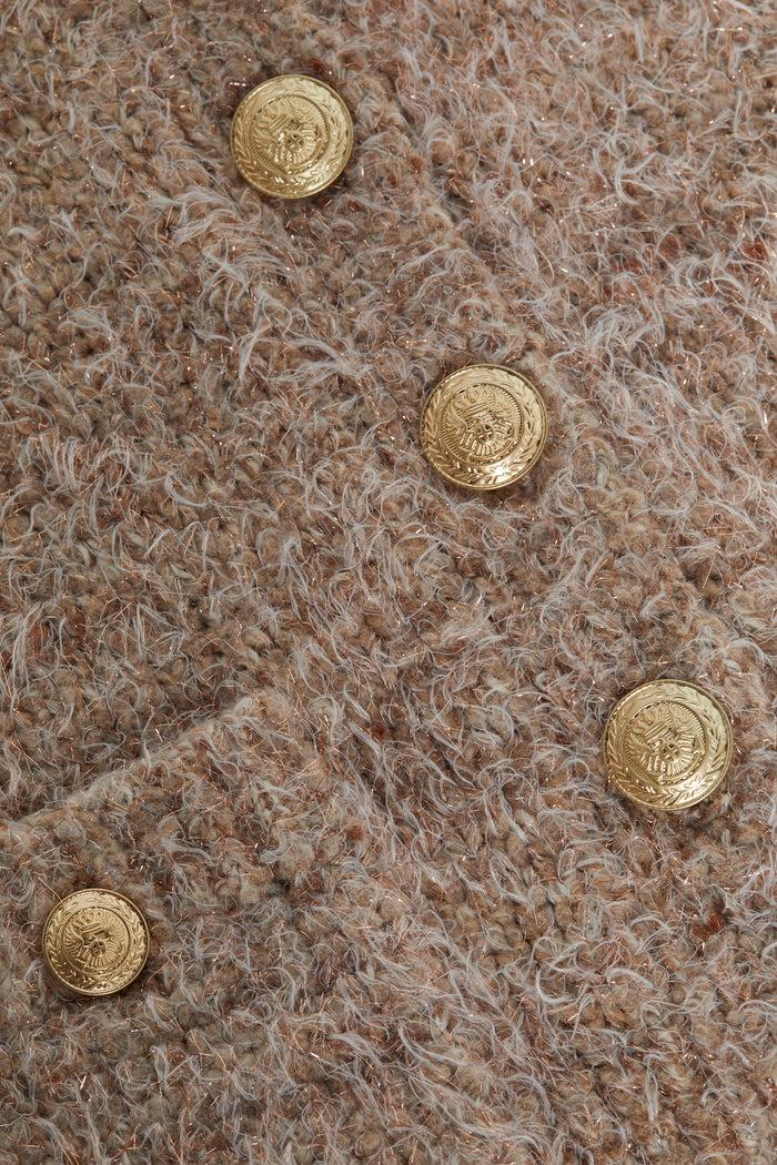 L'agence Cardigan Una Dusty Pink Multi