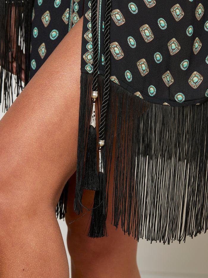 L'agence Caterina Cover-Up Kimono Black