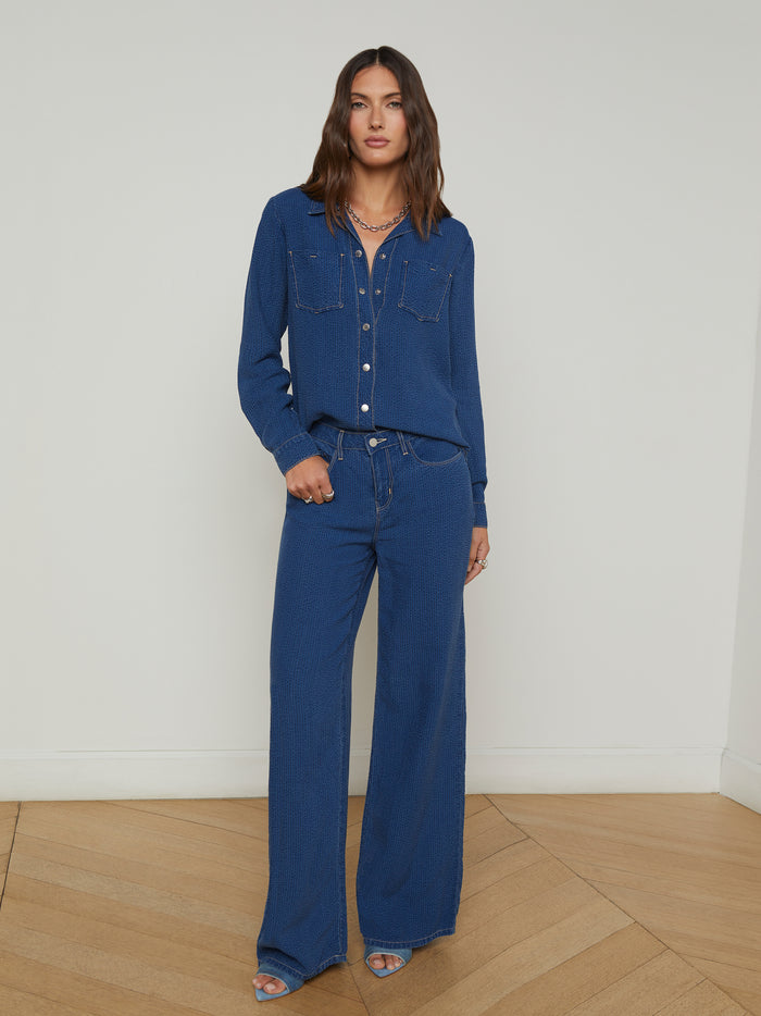 l'agence Chemise en chambray Isla Heron