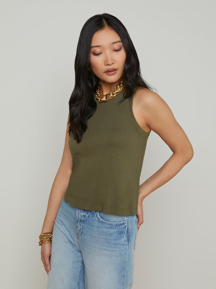 l'agence Débardeur en coton Mikaela Ivy Green