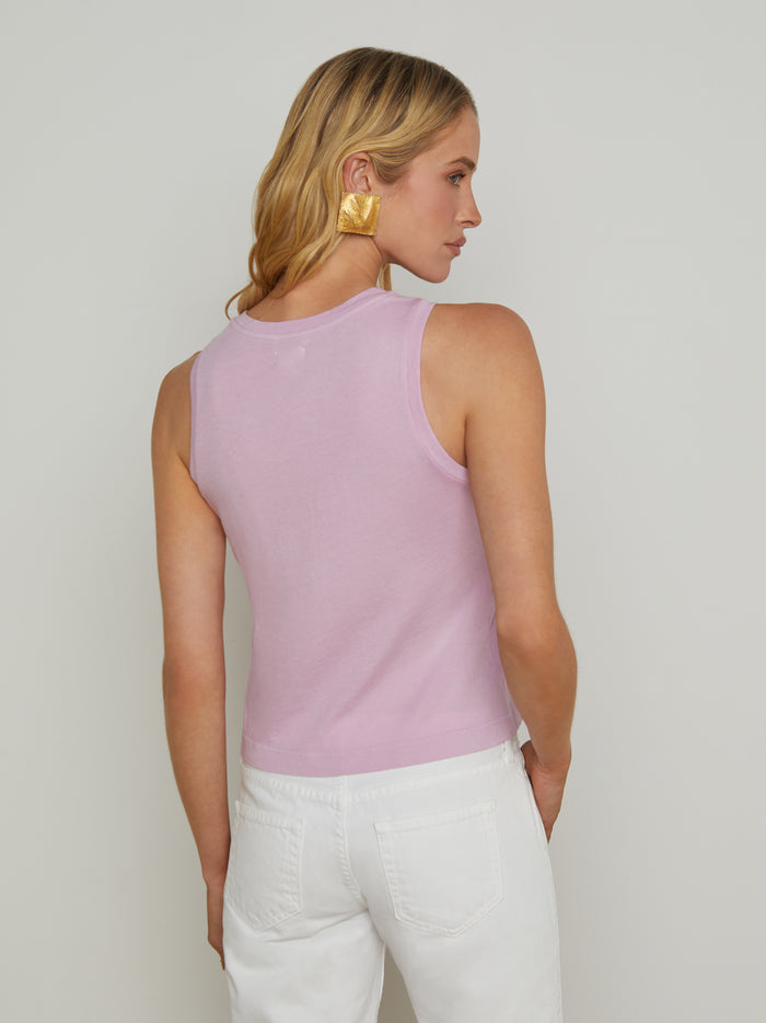 L'agence Débardeur En Coton Mikaela Mauve Mist
