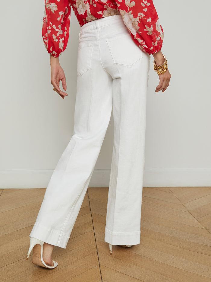 L'agence Jean à Poches Plaquées Nolan Blanc