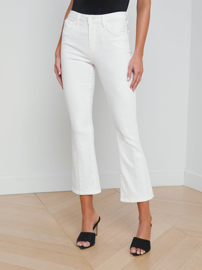 l'agence Jean bootcut court Mira Blanc