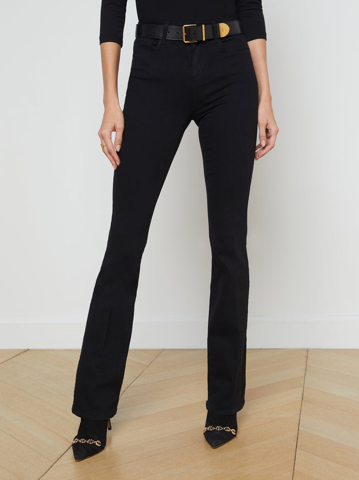 L'agence Jean Bootcut Selma Noir