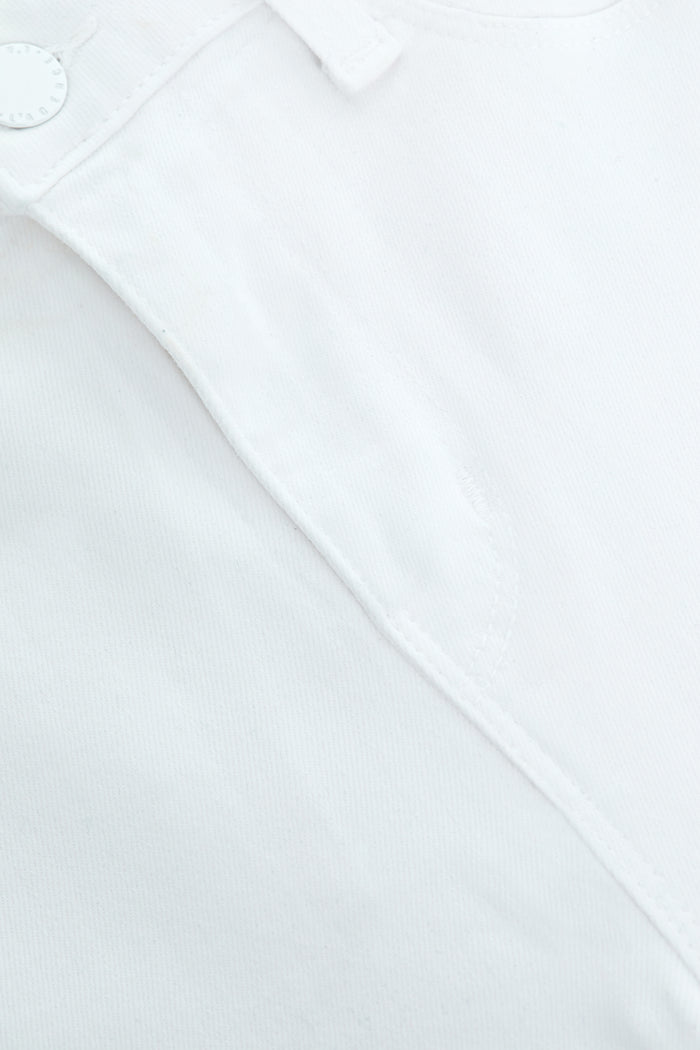 L'agence Jean évasé Enduit Marty Blanc Coated