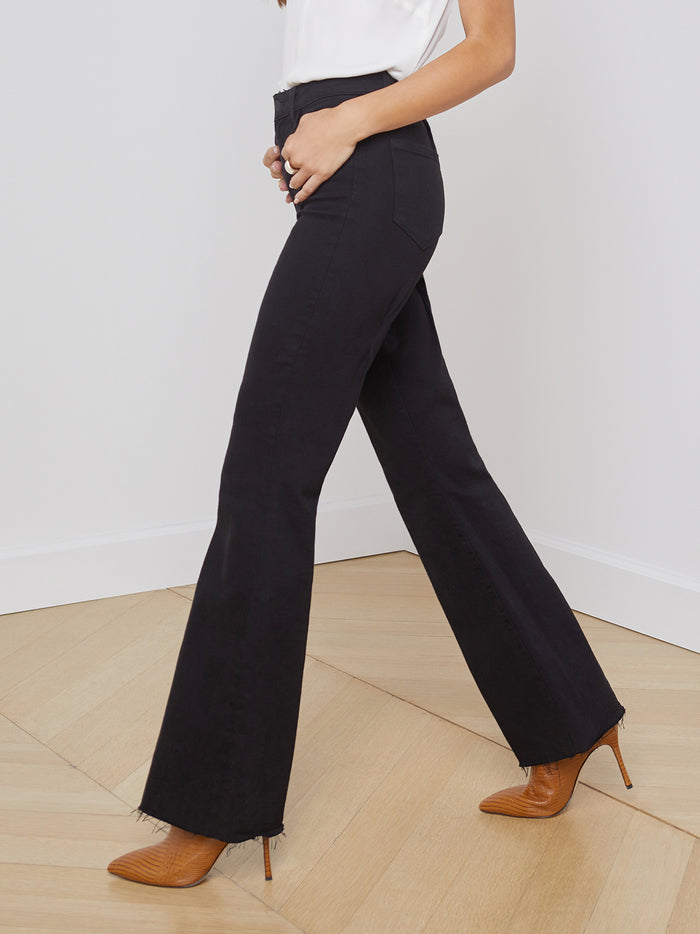 L'agence Jean évasé Sera Saturated Black