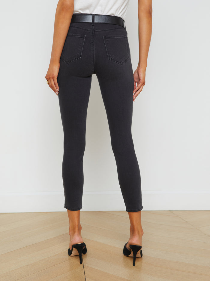 L'agence Jean Skinny 7/8 Margot Graphite Foncé