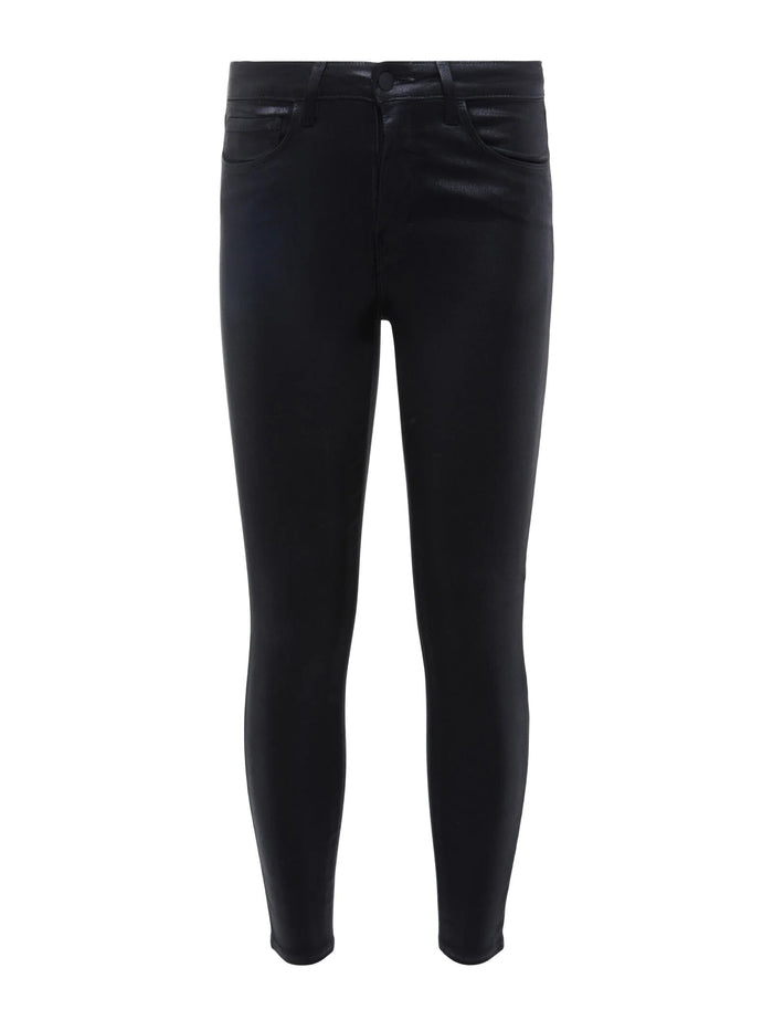 L'agence Jean Skinny Enduit 7/8 Margot Enduit Noir