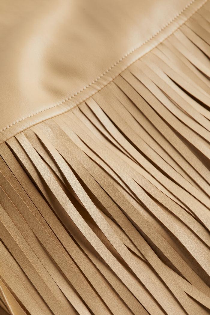 l'agence Jupe à franges Karolina Croissant