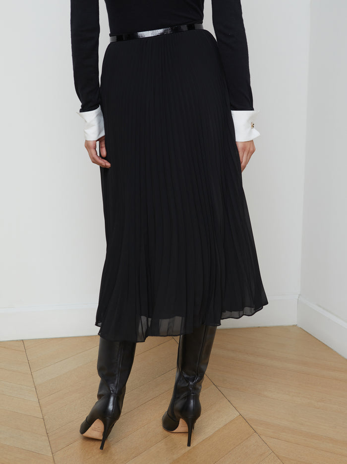 L'agence Jupe Plissée Fernanda Black