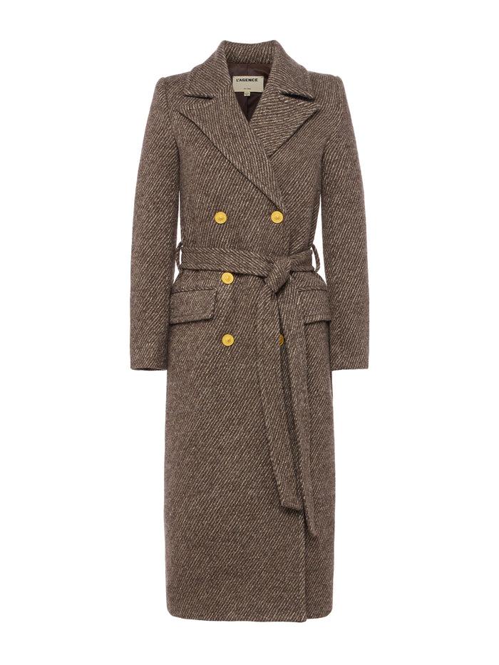 L'agence Manteau Kolina Bracken Brown/Gold