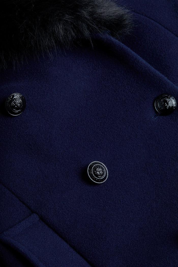 L'agence Manteau Tristan Midnight/Black