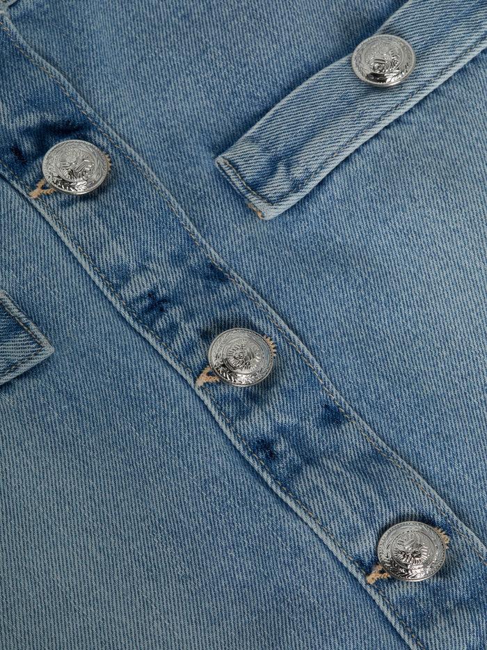 L'agence Minijupe En Jean Kris Fontana