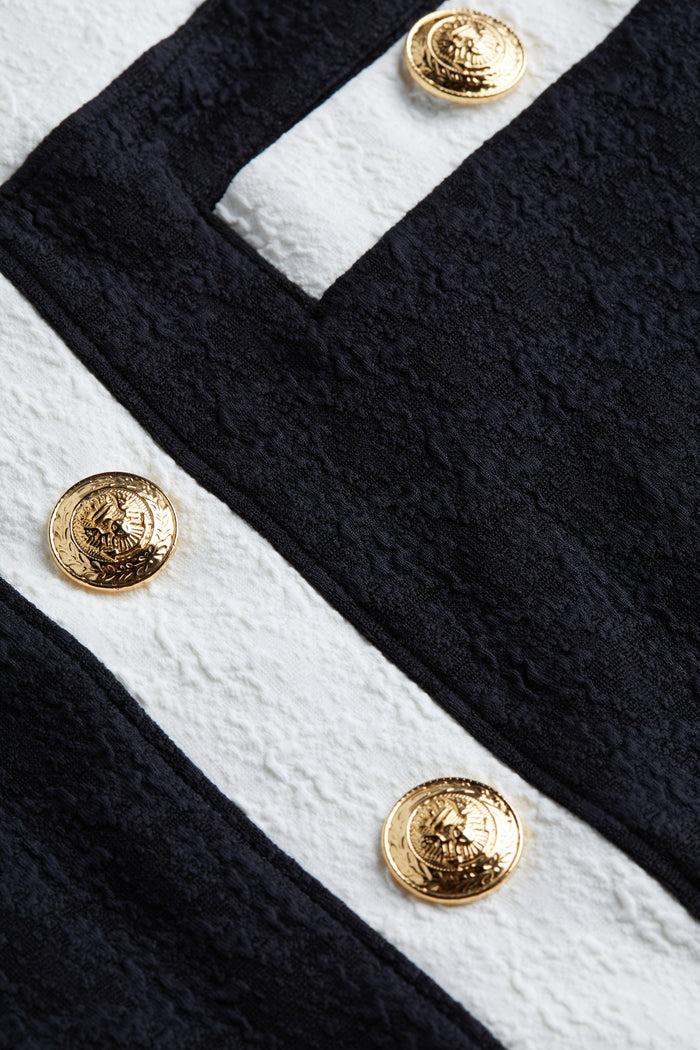 L'agence Minijupe Paréo Coco Black/White