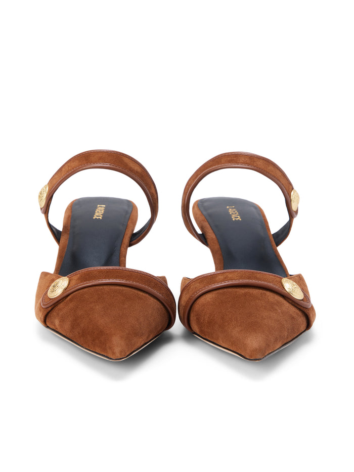 L'agence Mule En Daim Gilliane Buckskin Suede