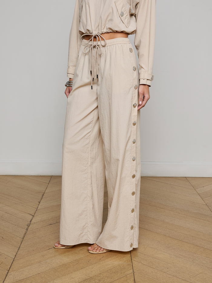 L'agence Pantalon à Pression Valkyrie Cement