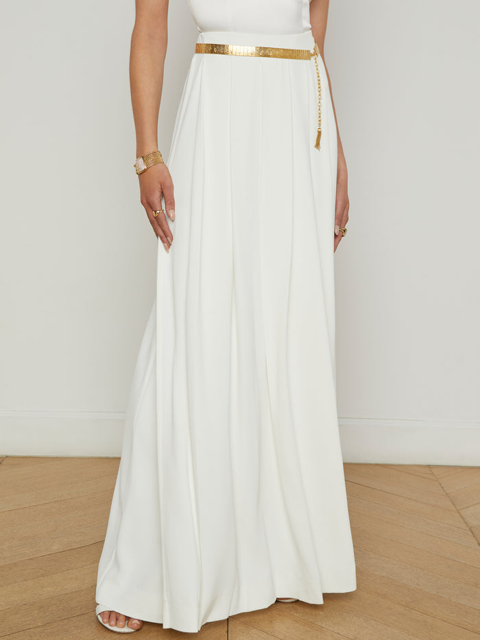 L'agence Pantalon Effet Jupe Aki Ivory