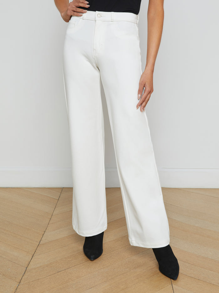 l'agence Pantalon large Clayton Ivory
