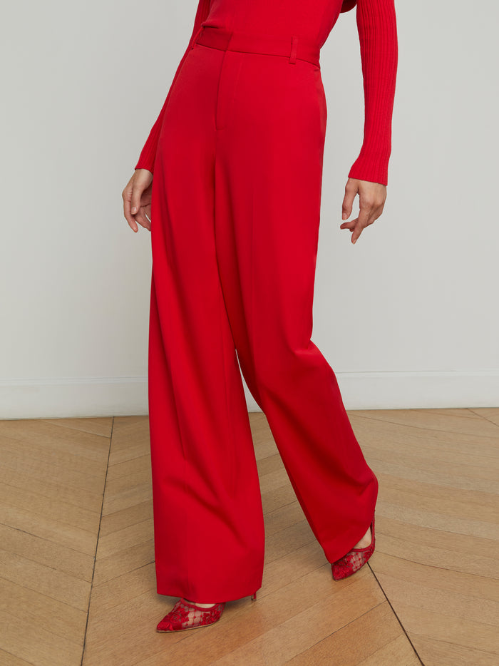 L'agence Pantalon Livvy Scarlet Red