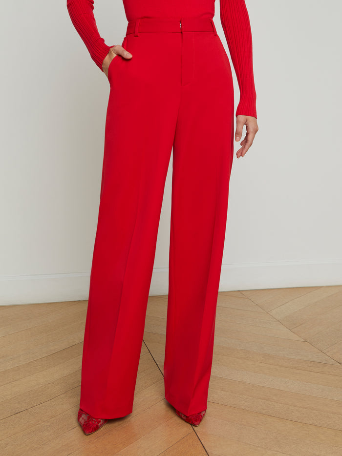 l'agence Pantalon Livvy Scarlet Red