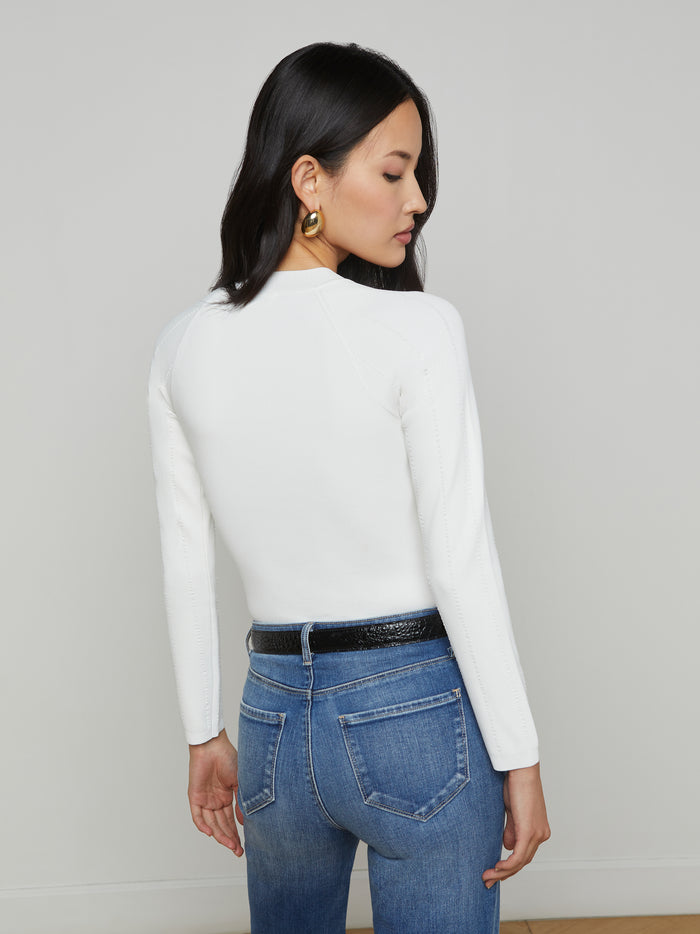 L'agence Pull Gretchen White/Gold