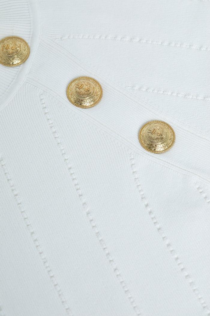 L'agence Pull Gretchen White/Gold